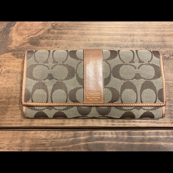 Coach Handbags - Coach brown wallet